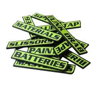 Tool Box Labels Magnet - 12 Pieces 3D Printed Reusable Organization Stickers,Magnetic Tool Box Organization Labels - For Drawers Cabinets Metal Surfaces