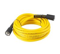 Tool Daily Tuyau de Rechange pour Nettoyeur Haute Pression 7,5 m x 1/4" (6,35 mm), Tuyau d'Extension avec Raccord M22 14 mm, Résistant aux Torsions, 250 bar