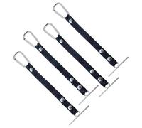 Tool Holder Chain - Polyester Construction Tape Organizer Strap, 4 Piece Utility Hanging Storage System Industrial Gear, Warehouse Automotive Electrician Drywall Worksite Equipment Portable Carry
