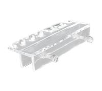 Tool Holder for Aquarium, Aquarium Accessory Tool Rack, Acrylic Water Plants Grass Maintenance Tool Holder for Aquarium, Fish Tank Tool Organizer, 5,59 x 1,02 x 2,05 inches