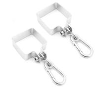 Tool Jungle Lot de 2 crochets de balançoire carrés 9 x 9 cm - Crochet lourd et fixation à poutre