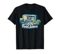 Tool Lines Tube Radio Restorer T-Shirt