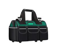 Tool Organizer | Oxford Organizer Wide Mouth With Shoulder Strap, Large-Capacity Tool Storage | Durable Work For Construction, Outdoor Gear, Car, Electrician, Dorm, Workshop, Garage, Home