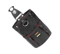 Tool Pouch Bag, Utility Belt Organizer, Oxford Cloth, 7.87 inches Heavy-Duty Stitching, Clip on Waist Strap, Small Compact Size, for Tape Measure, Hammer, Drill, Carpentry, Garage Work Use