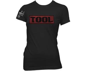 Tool Shaded Box (Back & Sleeve Print) Black M Femme T-shirt