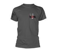 TOOL - SPECTRE BURST SKELETON GREY T-Shirt, Front & Back Print XX-Large