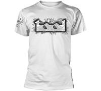 TOOL Double Image Homme T-Shirt Manches Courtes Blanc XL 100% Coton Regular/Coupe Standard