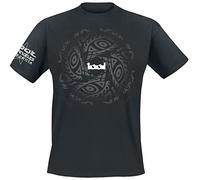 TOOL Tonal Graphic Homme T-Shirt Manches Courtes Noir XXL 100% Coton Regular/Coupe Standard