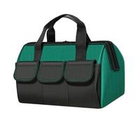 Tool Tote - 33x19x22cm Heavy Duty Tools Case, Tools Organizer with Handle, Multi-Pockets Tool Bag, Easy to Carry Electrician Kit Storage Carrying Pouch for Home, Workshop, and Job Site