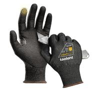 toolant 1 paire de gants de travail résistants aux coupures, ultra légers et fins, ajustés et flexibles, plus sûrs sans fibre de verre ni fil d'acier, respirants, prise en main ferme, écran tactile