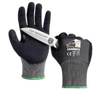 Toolant Gants de travail A4 résistants aux coupures avec prise en main, gants de sécurité ultra-minces pour la pêche, la sculpture sur bois, le jardinage, 1 paire, XL