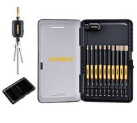 toolant Lot de 10 embouts de tournevis à percussion ultra hexagonaux, 10,2 cm, métriques