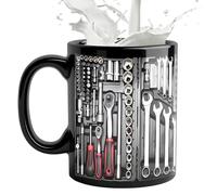 Toolbox - Grande tasse à café en céramique avec matériau - Porte-café pour boissons chaudes - Réaliste pour fête, golf, hiver, whisky, cour, patio, extérieur