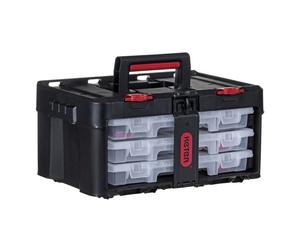 Toolbox Keter Stack'n'roll (17210831/253380) With 3 Organizers Black