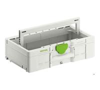 ToolBox Systainer³ SYS3 TB L 137 - FESTOOL - 204867 - Blanc - 20 kg max - Poignée rabattable