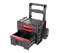 Toolbrothers RHINO L Drawer 3 Cart Plus ECO - Mallette à outils mobile à tiroirs 2x 4,5 l 12 l avec double poignée télescopique