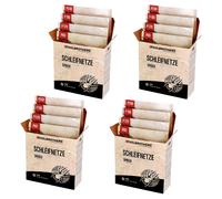 Toolbrothers SPIDER set de ponçage filet 150 mm 4 paquets 160x filets de ponçage Klett 40x chacun P80 / P120 / P180 / 240 pour bois dur, bois tendre, vernis, pierre, acier, aluminium, placage