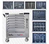 toolcar Metallo Servante d'atelier Chariot à outils Rempli d'outils à main