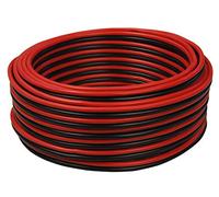 Toolcity Câble Audio câble Haut-Parleur (Zwilling litze) 2 x 1,50 mm2 (Box) 10 m Rouge/Noir