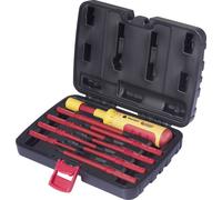 TOOLCRAFT 1~6 Nm VDE, pour électricien Set de tournevis lame réversible 9 pièces 1 - 6 Nm DIN 6789