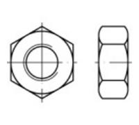 TOOLCRAFT 1064929 Écrou hexagonal M3 DIN 934 acier inoxydable A2 1000 pc(s)