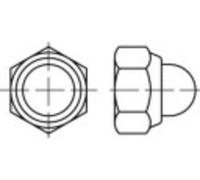 TOOLCRAFT 1066609 Écrou borgne hexagonal M6 DIN 986 acier inoxydable 100 pc(s)