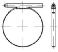 TOOLCRAFT 1066982 Collier de serrage Colliers de serrage pour flexibles Acier inoxydable A4 50 pc(s)