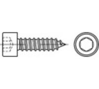 TOOLCRAFT 1067955 Vis à tôle cylindriques 6.3 mm 38 mm 6 pans intérieurs 88312 acier inoxydable A2 200 pc(s)