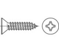 TOOLCRAFT 1068235 Vis à tôle à têtes fraisées 3.5 mm 25 mm cruciforme DIN 7982 acier inoxydable A2 1000 pc(s)