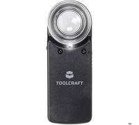 Toolcraft Loupe à main 1303080 éclairage LED 15× lentille Ø20 mm