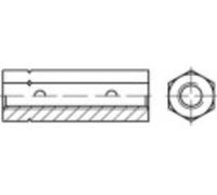 TOOLCRAFT 136576 Tendeur à écrou hexagonal M6 acier étamé par galvanisation DIN 1479 25 pc(s)