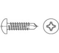 TOOLCRAFT 141416 Vis autoforeuse 3.5 mm 25 mm cruciforme DIN 7504 acier étamé par galvanisation 1000 pc(s)