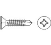 TOOLCRAFT 141516 Vis autoforeuse 5.5 mm 25 mm cruciforme DIN 7504 acier étamé par galvanisation 250 pc(s)