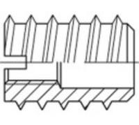 TOOLCRAFT 144042 Insert à écrou M10 40 mm acier 100 pc(s)