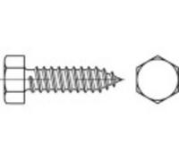 TOOLCRAFT 144534 Vis à tôle hexagonales 3.5 mm 25 mm 6 pans extérieurs DIN 7976 acier étamé par galvanisation 1000 pc(s)