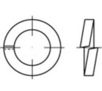 TOOLCRAFT 144964 Rondelle Grower Ø intérieur: 36 mm DIN 7980 Acier à ressort étamé par galvanisation 50 pc(s)