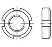 TOOLCRAFT 147139 Écrou à encoches M20 DIN 70852 acier 10 pc(s)