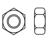 Toolcraft - 216364 écrou Hexagonal M2 Din 934 Laiton 20 Pc(s) A98281