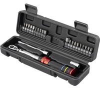 TOOLCRAFT 23 stk. TO-10332102 Jeu de clés dynamométriques 1/4\ (6.3 mm) 3 - 25 Nm