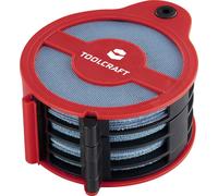 TOOLCRAFT 35 Stk. TO-10674222 Set de grilles abrasives avec bande auto-agrippante Grain 80, 120, 180, 240 (L x l x H) 175 x 140