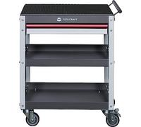 TOOLCRAFT 553942 Chariot de Service Couleur: Gris, Gris Clair, Rouge