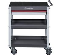 TOOLCRAFT 553942 Chariot de service Couleur: gris, gris clair, rouge