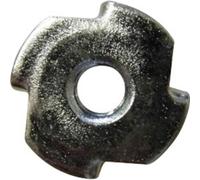 TOOLCRAFT 812876 Écrou autobloquant M4 acier 100 pc(s)