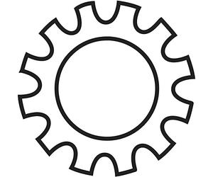 TOOLCRAFT 815144 - Diamètre intérieur : 6,4 mm - M6 - En acier galvanisé - 100 pièces.