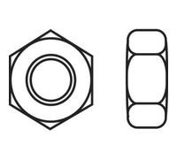 Toolcraft - 815993 écrou Hexagonal M6 Plastique 10 Pc(s) C93002