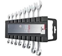 TOOLCRAFT 820901 Jeu de clés mixtes 8 pièces Ouverture de clé (métrique) 8 - 19 mm