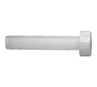Toolcraft 830238 Lot de 10 vis à tête hexagonale M3 30 mm DIN 933 Plastique polyamide