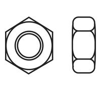 Toolcraft - 830405 écrou Hexagonal M2.5 Din 934 Plastique 10 Pc(s) C27173