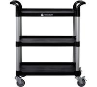 TOOLCRAFT 88 70 91 Chariot de service aluminium, plastique Couleur:aluminium (nature), noir