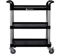 TOOLCRAFT 88 70 91 Chariot de service aluminium, plastique Couleur du fabricant: aluminium (naturel), noir